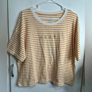 Roxy Striped Boxy Tee